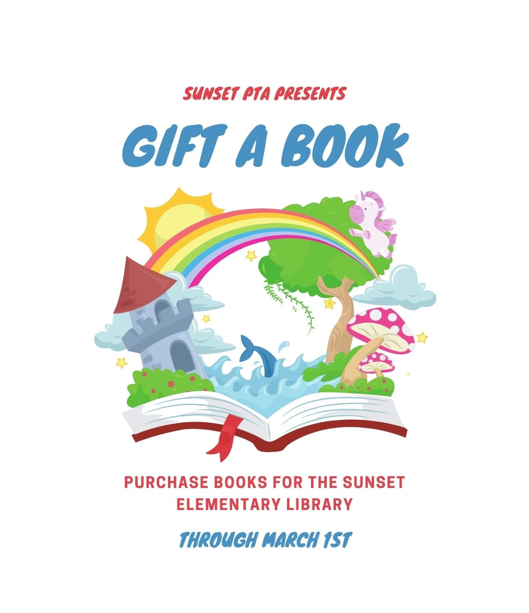 Gift A Book - March 1st